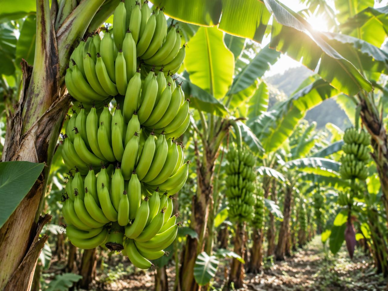 Banano Cavendish en cultivo, Urabá · Magdalena · Colombia
